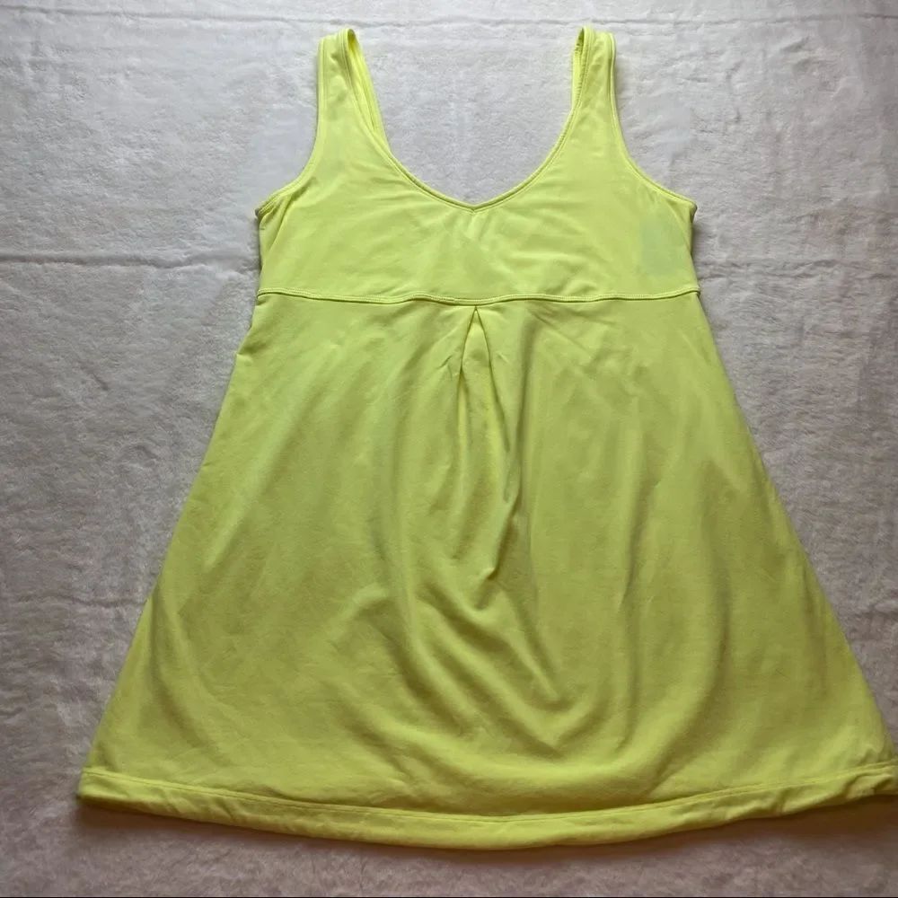 Lucy Athletic Tank Empress Waist Yellow